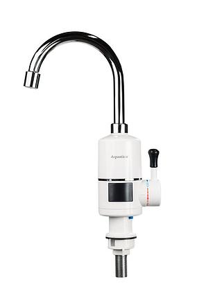 Ve кран-водонагреватель проточный aquatica s96 3.3квт updated form для кухни с дисплеем термостат и под