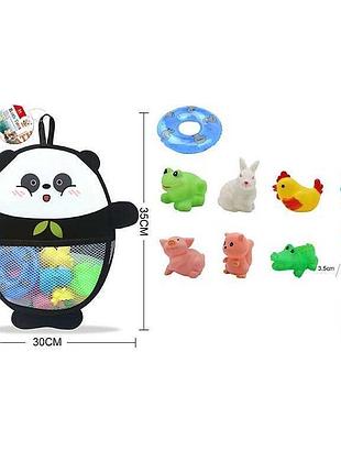 Пищалка ay 619 e (120/2) милые зверята в пакете для ванной