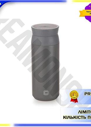 Dm термокружка сила 350 спецификация 2.2 мл серый нержавеющая сталь для кофе и чая термос для путешест spe|lz