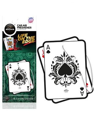 Ve ароматизатор aroma car life on updated form the edge black jack сухой освежитель воздуха для автомоб