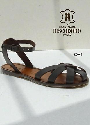 Discodoro (италия) новые сандали ручной работы итальянская кожа .