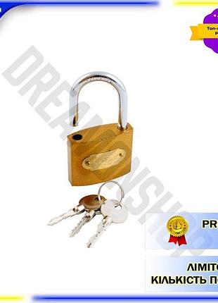 Dm замок навісний fzb специфікація 2.2 75 мм жовтий металевий замок для дверей з антикорозійним покрит spe|lz