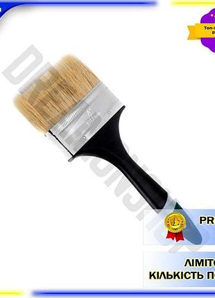 Dm кисть флейцевая intertool спецификация 2.2 4 дюйма для малярных работ с натуральной щетиной и удобн spe|lz
