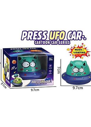 Развивающая игрушка ay 071-1 «котик пришелец» с подсветкой и мелодией, движущаяся вперед