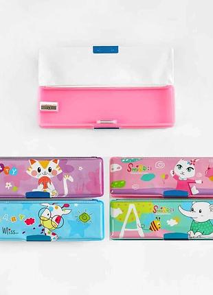 Органайзер c 60872 (240) 4 види, 2 відділення, з точилкою для олівців, мікс варіантів