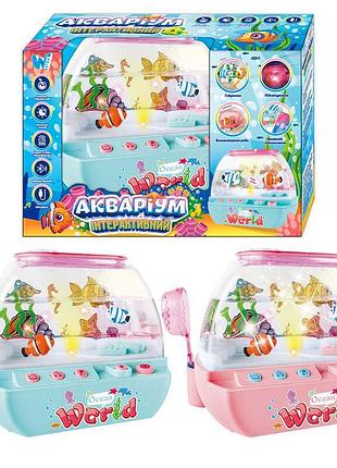 Інтерактивний світло-музичний центр wtoys 49579, 2 кольори, usb-кабель, нічник, казкові мелодії