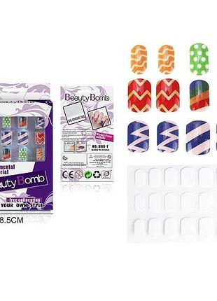 Набор косметических аксессуаров 888-7 (1440/3) с накладными ногтями в коробке