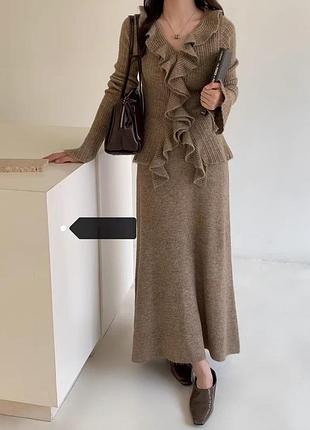 Костюм трикотажний теплий