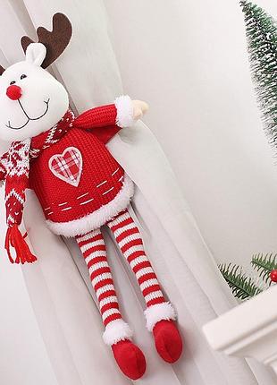 Держатель для штор новогодний олень 14565 4х15х50 см