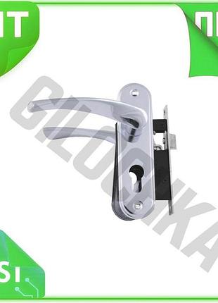 Ve ручка на планке fzb new version металлическая хромированная дверная ручка с замком для входной двер n6w_ver