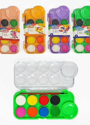 Набор детских цветных красок с 62066 (144) 8 оттенков, 4 вида, только микс