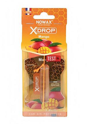Ve ароматизатор nowax x drop mango updated form для автомобиля освежитель воздуха фруктовый капсула цел