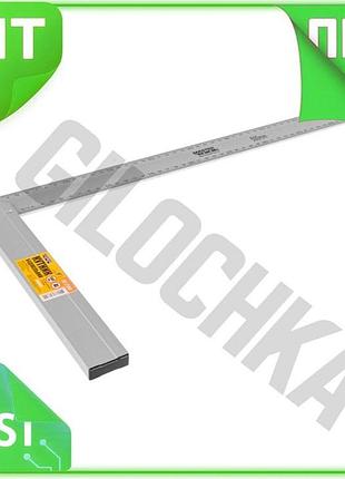 Ve кутник mastertool 500 мм new version алюмінієвий для розмітки та перевірки кутів кутник для столярн n6w_ver