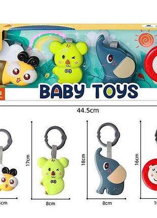 Детский набор для развития тактильных ощущений 977-1 (60/2) с подвижными элементами, подвеска, в коробке