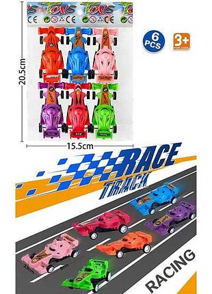 Інерційні авто 24695 (360/2) 6 одиниць, на листі