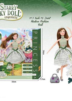 Sk 027 d модная детская кукла с букетом и сумочкой, высота 30 см