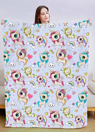 Плед 3d чарівні поні 13842 160х200 см