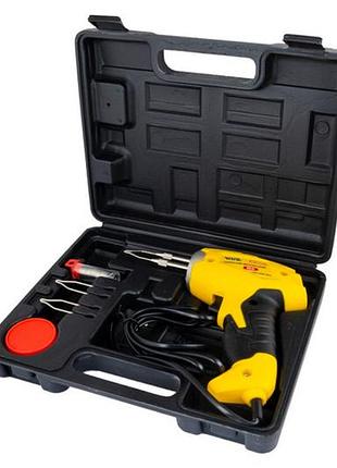 Ve паяльник mastertool 100 вт new version импульсный для монтажа электронных компонентов с led подсвет n6w_ver 4
