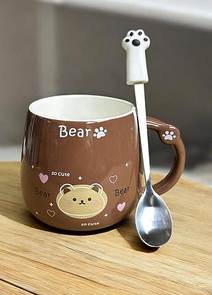 Кружка заварювальний bear 14934 400 мл коричнева