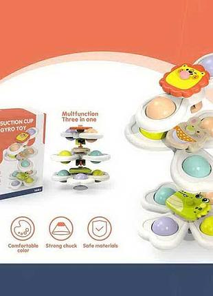 Набор ярких тактильных прорезывателей e 004-2 (168)