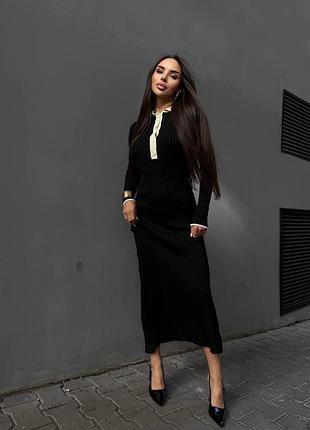 Жіноча сукня поло довжина максі