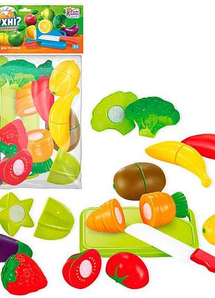 Гра з липучками «що на кухні?» 65267, 12 деталей, пакет