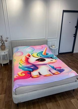 Плед 3d сказочный единорог 12902 135х160 см