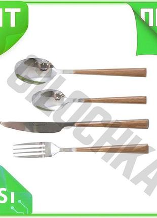 Ve столовый набор maestro 24 new version ед из нержавеющей стали столовые приборы для сервировки стола n6w_ver