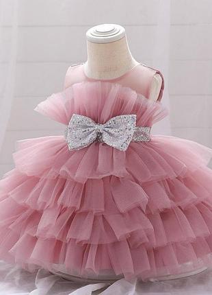 Бальна святкова сукня сніжинка на новий рік на миколая на випуск пишна