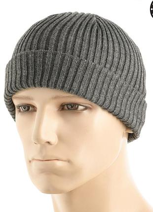 M-tac шапка вязаная 100% акрил grey