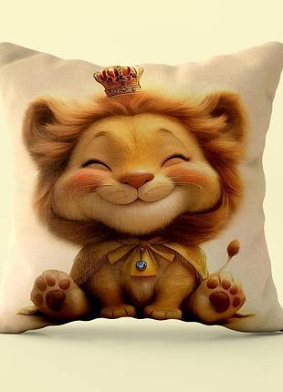 Подушка 3d левенятко 28945 35х35 см
