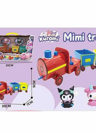 Мультгерои yq 8105 (36/2) 2 персонажа, локомотив, 2 вагончика в упаковке