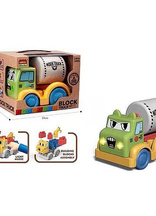 Игровая машинка 9910 b (48/2) с подсветкой, английскими песнями, звуками транспорта и подвижными элементами в