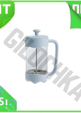 Ve френч-пресс maestro 350 мл new version пластиковый чайник для заварки чая и кофе заварник для напит n6w_ver