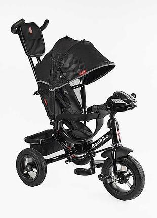 Детский трёхколёсный транспорт 39-211 с usb фарой и пультом, колёса 29/26 см