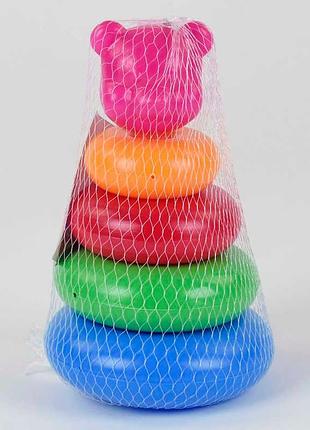 Ігрова піраміда №1 06011 (25) / 4 кільця / m toys