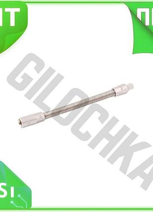 Ve удлинитель гибкий mastertool 1/4" new version 150 мм для трещоток и воротков хром-ванадиевая сталь n6w_ver