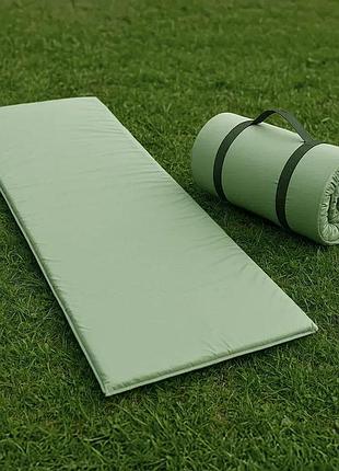 Матрац водонепроникний 60*200 см oxford, паралон 5 см олива