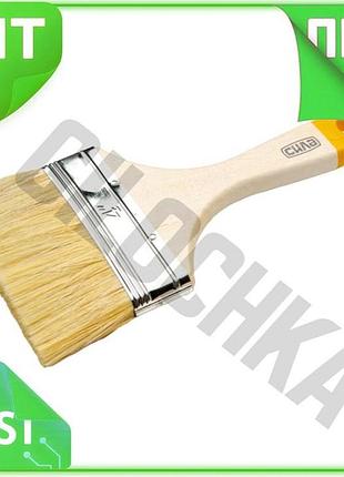 Ve кисть флейцевая сила 4 new version дюйма 3 шт с натуральным ворсом для малярных работ пензли для по n6w_ver