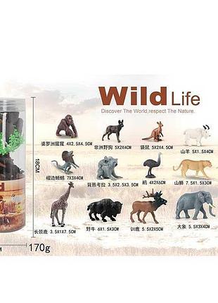 Колекція маленьких друзів тварин a 968-2 (72/2) 12 шт у тубусі