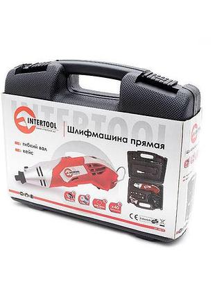 Ve прямая шлифмашина intertool 170 new version вт для гравирования и шлифовки с регулятором оборотов 8 n6w_ver 5