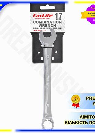 Dm ключ комбинированный carlife спецификация 2.2 17мм гаечный и накидной для авто ремонта инструмент д spe|lz