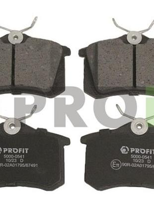 Колодки тормозные дисковые задн vw passat b3/b4 variant (3a5, 35i) 1.8 1988.02-1997.06 pr 5000-0541