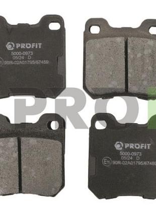 Колодки тормозные дисковые задн opel omega b (v94) 2.0 1994.03-2005.12 pr 5000-0973