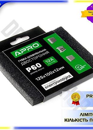 Dm губка шліфувальна apro специфікація 2.2 125 x 100 x 12мм p60 для обробки поверхонь шліфувальний еле spe|lz