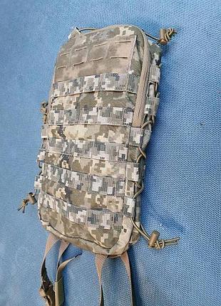 Рюкзак для плитоноски під гідратор 2л піксель