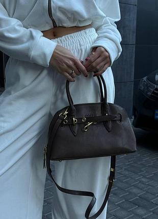 Miu miu dark brown [магнит коробка] 26х17х9