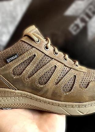 Тактичні літні кросівки перфорація койот 42