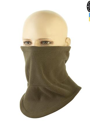 M-tac шарф-труба анатомический с затяжкой elite флис (320г/м2) dark olive