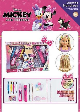 Прикраси для волосся d 8976-3 (32) зі світловими ефектами, звуком, щіткою та різноманітними елементами для творчості в коробці